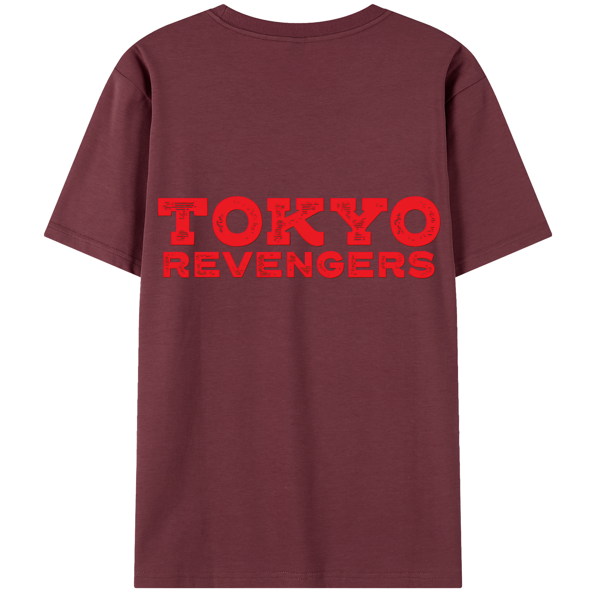（画像用） 東京リベンジャーズ Tokyo Revengers 綿100％半袖Tシャツ（背面プリント）